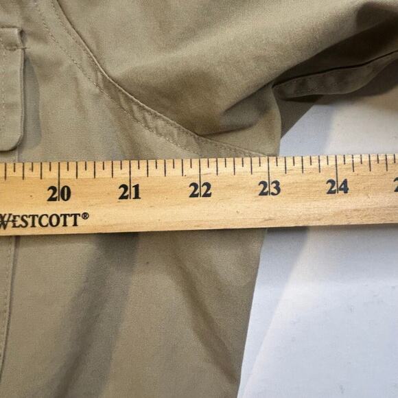 Brooks Brothers VTG poplin tan Trailcloth sherpa lined safari jacket size 38R - Picture 11 of 13